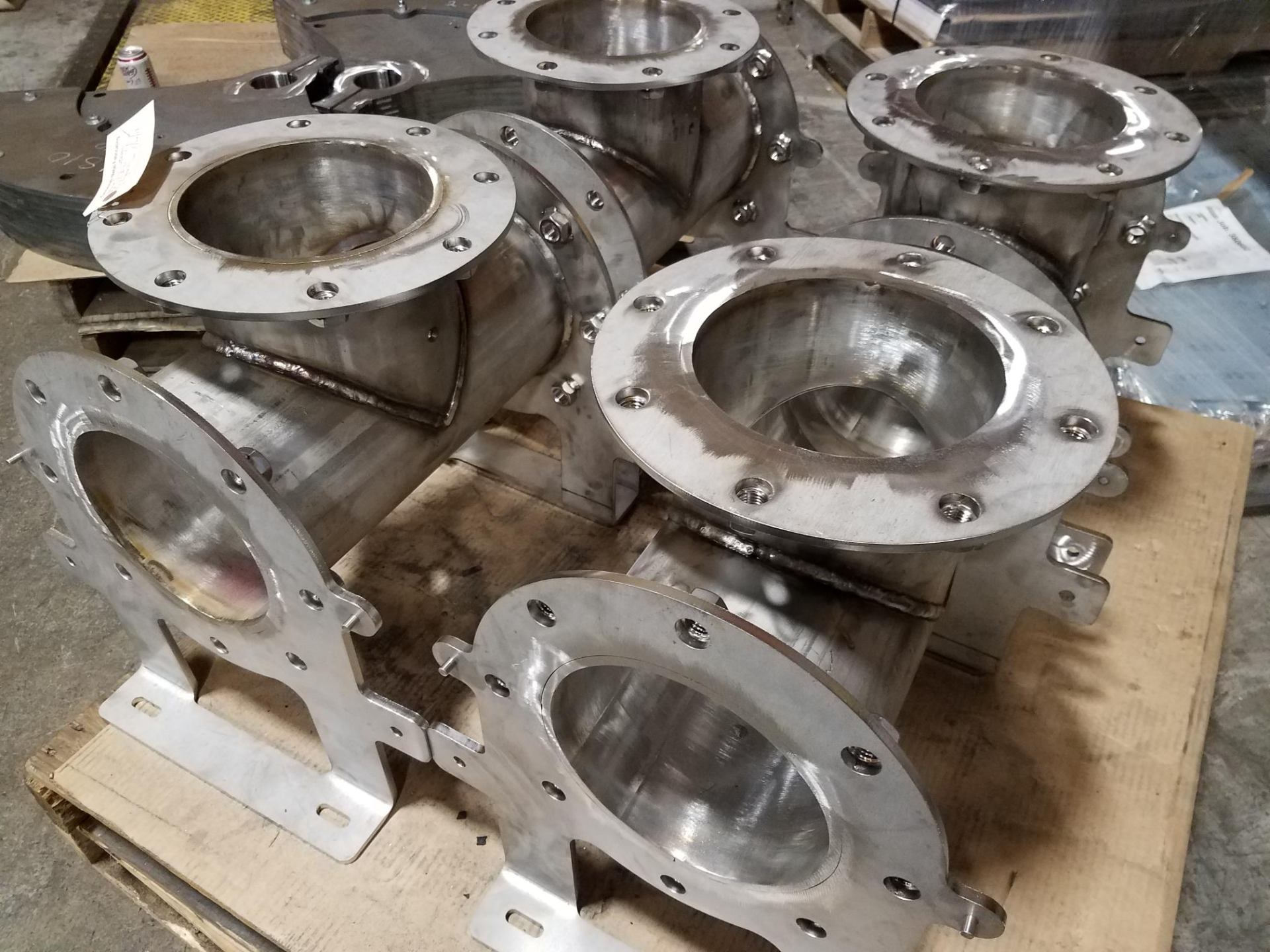 Precision machined flanges