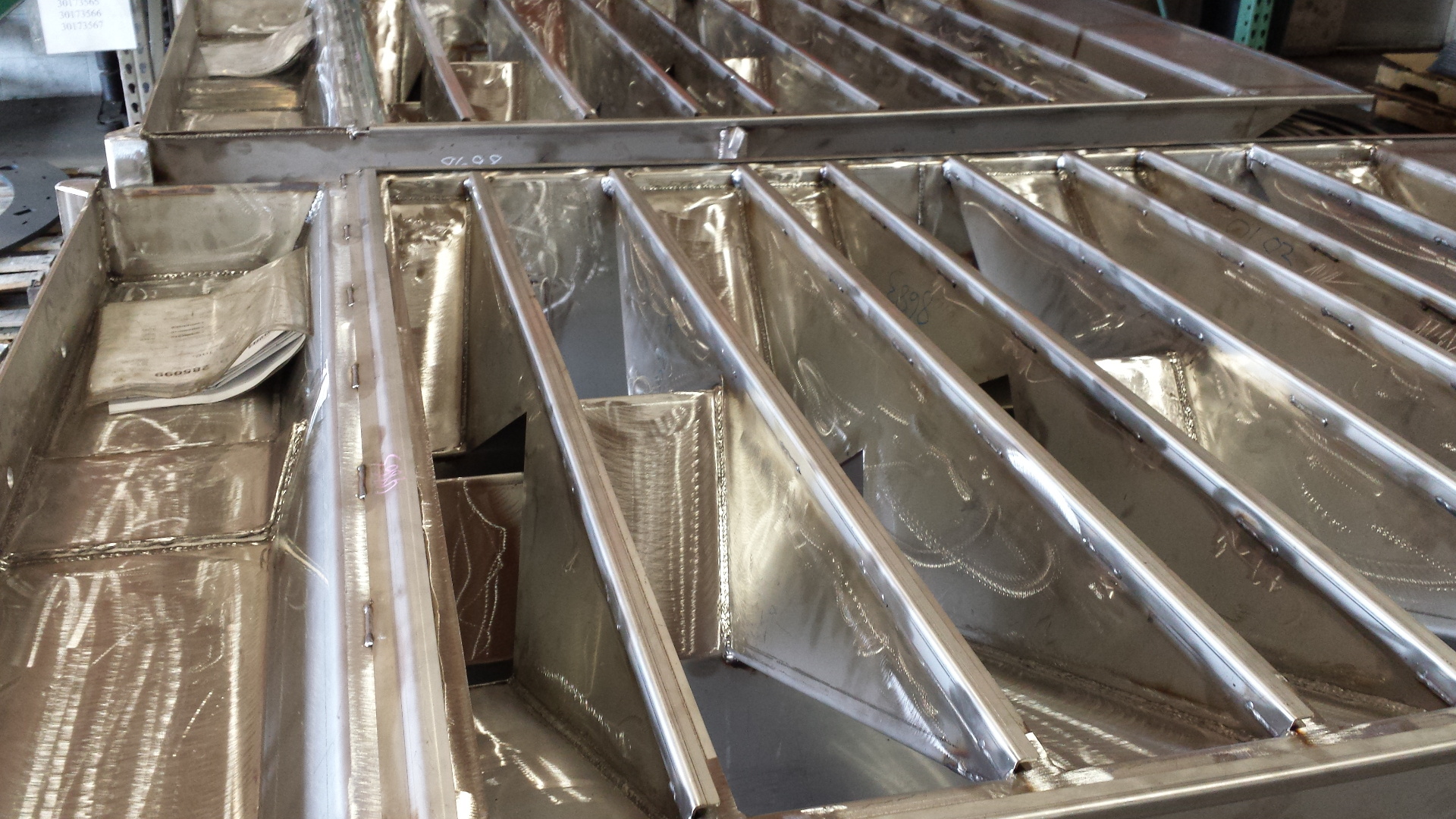 Custom stainless steel door fabrication
